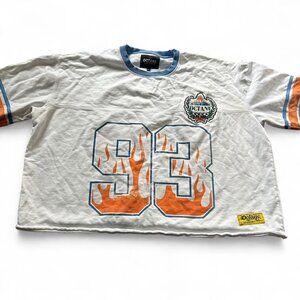 OCTANE CROPPED WREATH JERSEY OVERSIZED (WHITE)  Size xxl  White